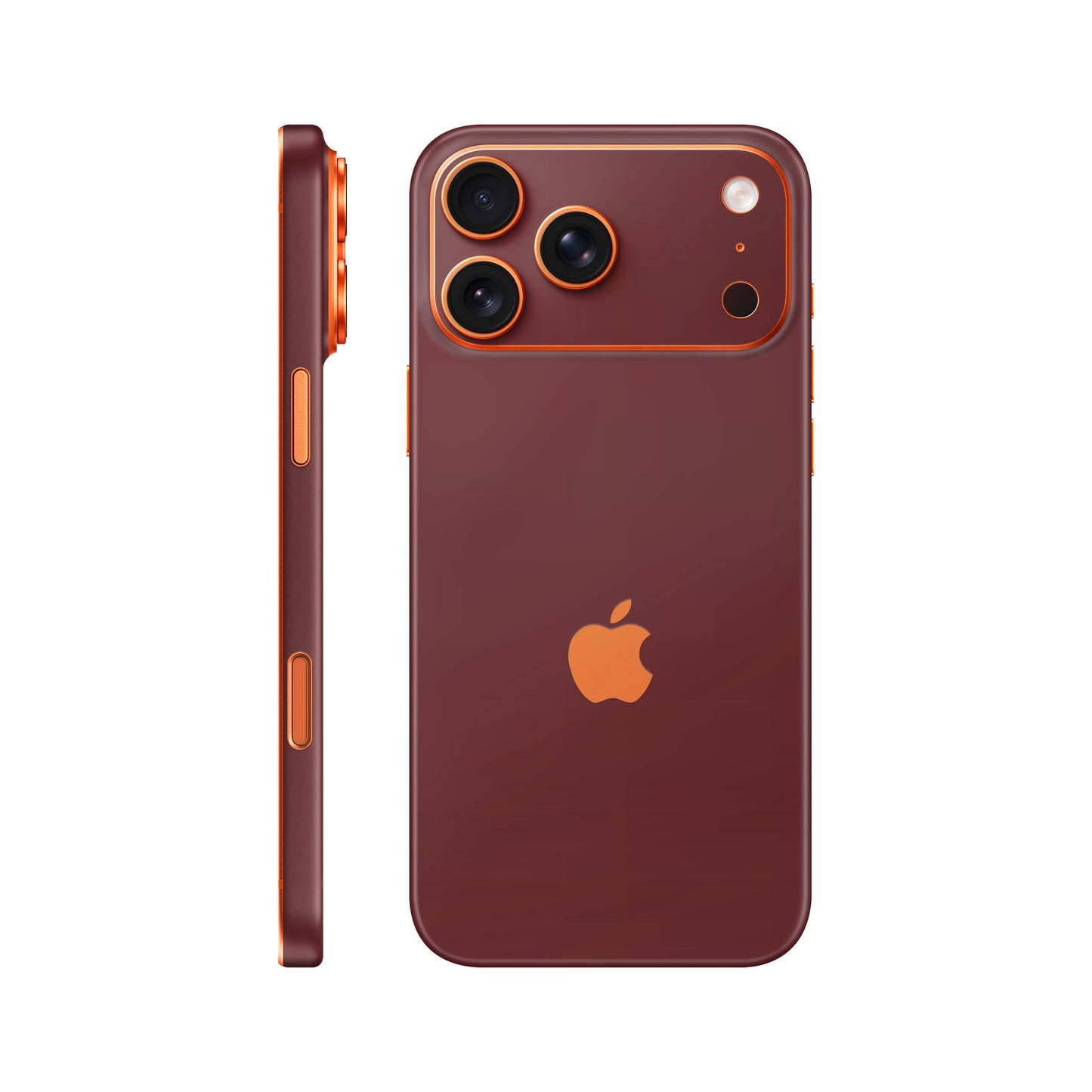 Folie de protectie iPhone 17 Pro, eSkins Unique, Skin Mat Cupru