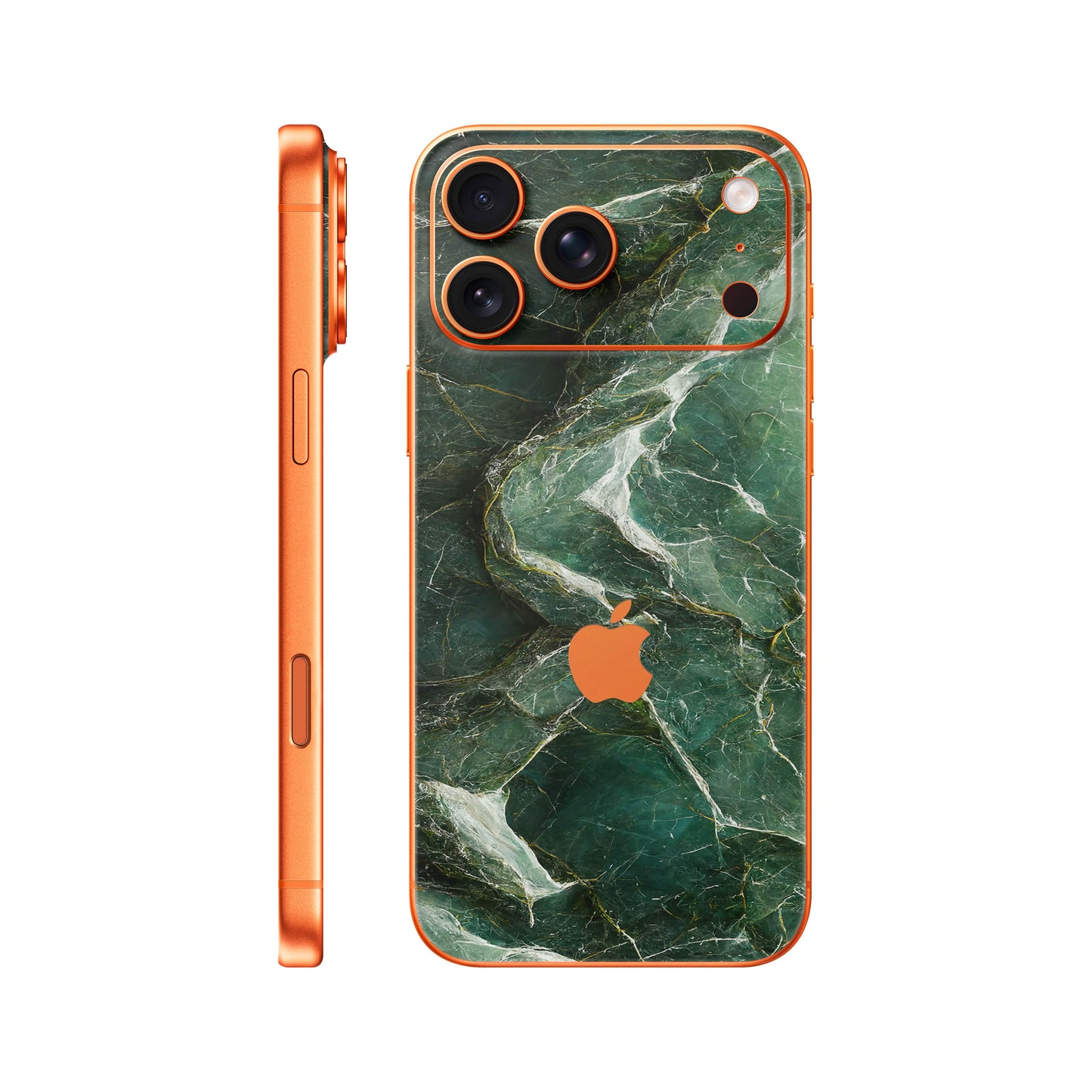 Folie de protectie iPhone 17 Pro, eSkins Signature, Mystic Emerald