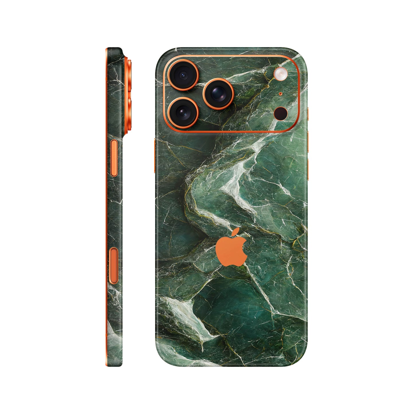 Folie de protectie iPhone 17 Pro, eSkins Signature, Mystic Emerald