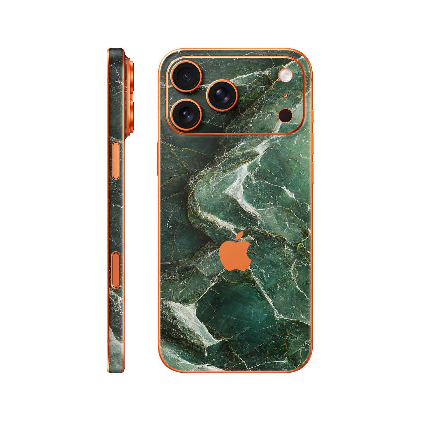 Folie de protectie iPhone 17 Pro, eSkins Signature, Mystic Emerald