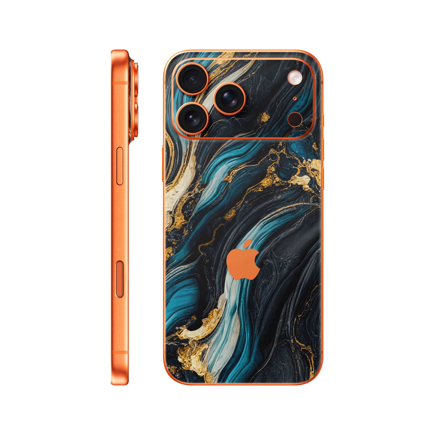 Folie de protectie iPhone 17 Pro, eSkins Signature, Mystic Ocean