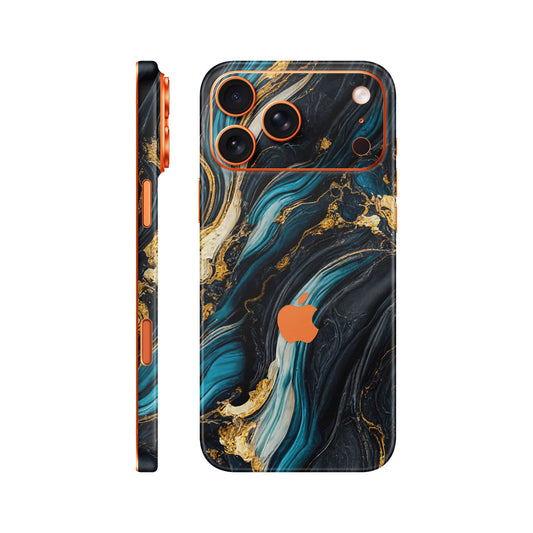 Folie de protectie iPhone 17 Pro, eSkins Signature, Mystic Ocean