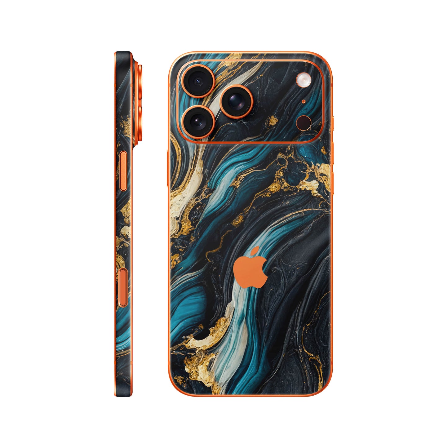Folie de protectie iPhone 17 Pro, eSkins Signature, Mystic Ocean