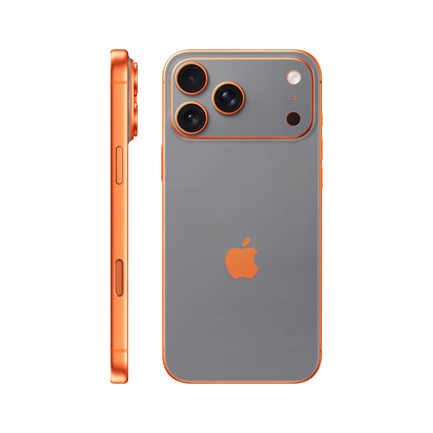 Folie de protectie iPhone 17 Pro, eSkins Unique, Skin Mat Gri