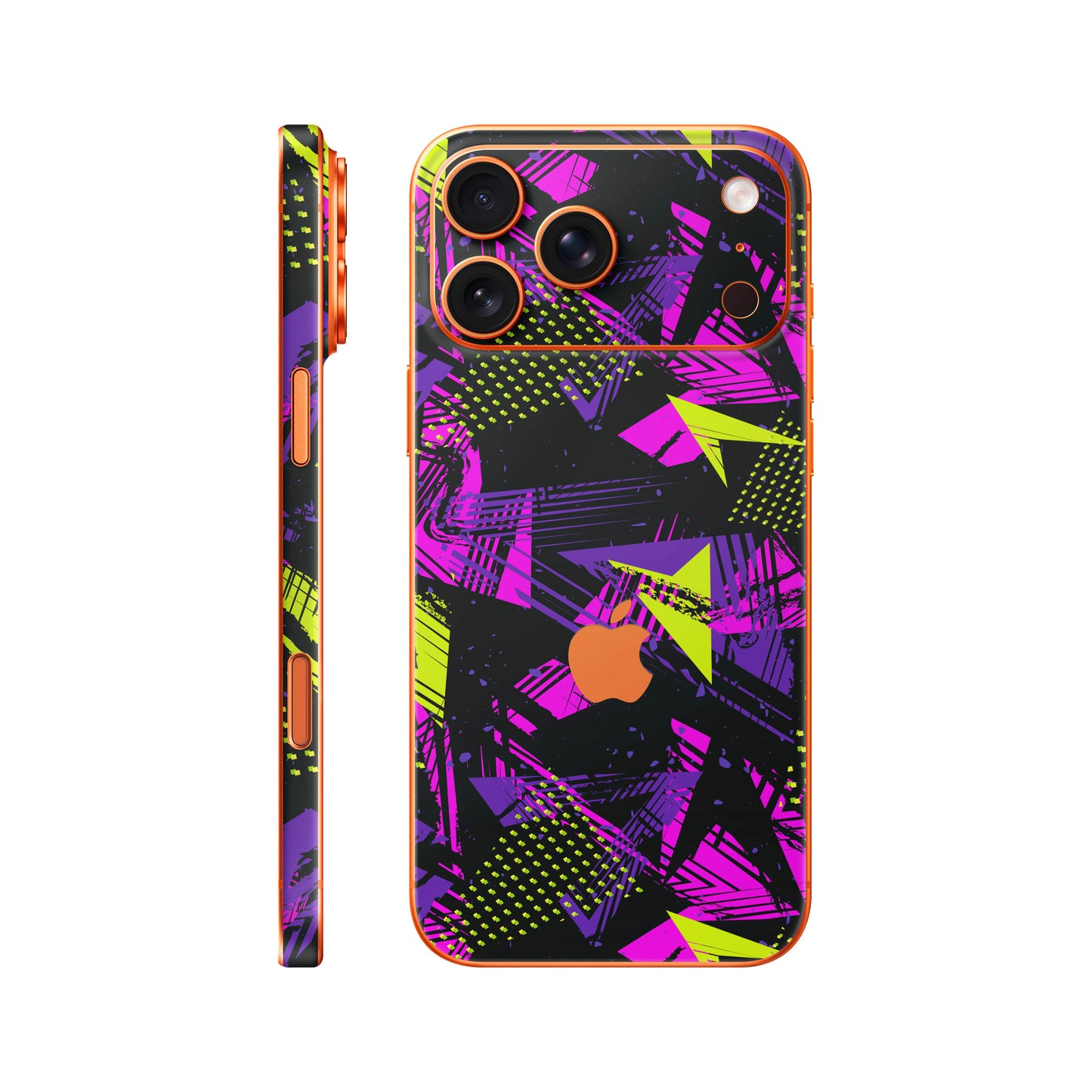 Folie de protectie iPhone 17 Pro, eSkins Signature, Skin Urban Graffiti