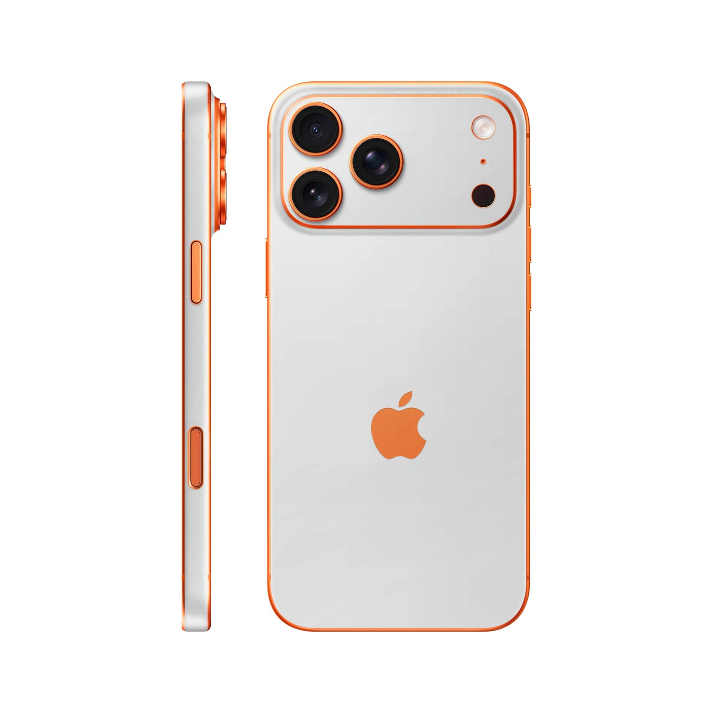 Folie de protectie iPhone 17 Pro, eSkins Unique, Skin Mat Alb