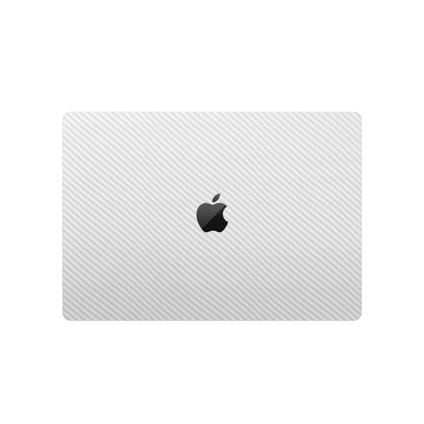 Folie de protectie MacBook Pro 16" M4 (2024), eSkins Elegans, Skin Carbon Alb