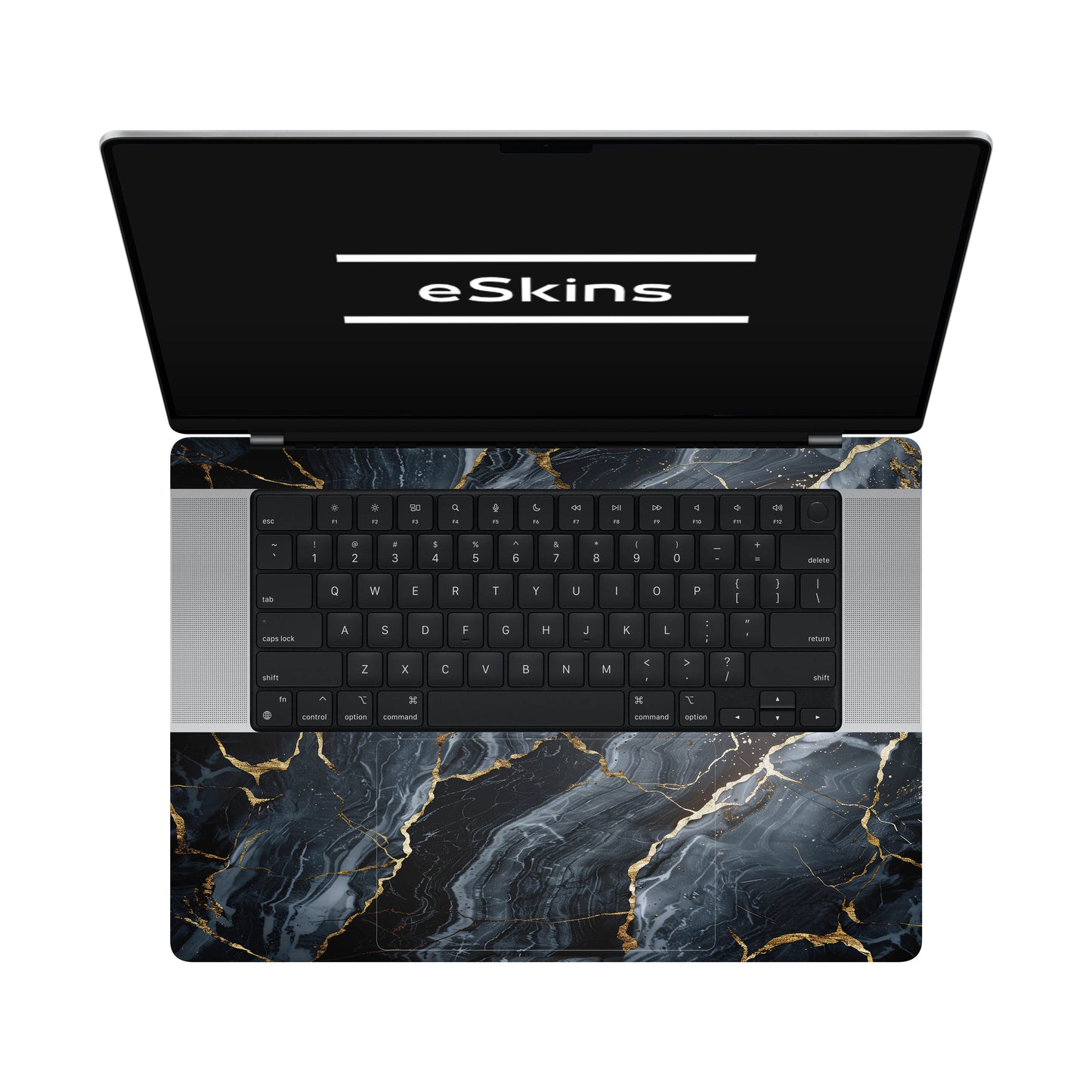 Folie de protectie MacBook Pro 16" M4 (2024), eSkins Signature, Skin Gilded Abyss