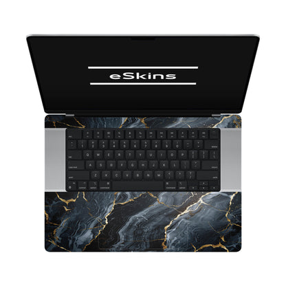Folie de protectie MacBook Pro 16" M4 (2024), eSkins Signature, Skin Gilded Abyss