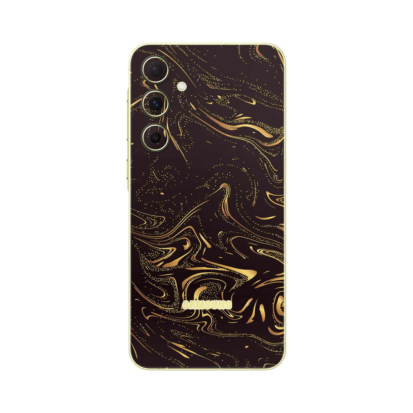 Folie de protectie Samsung Galaxy A15, eSkins Signature, Golden Noir