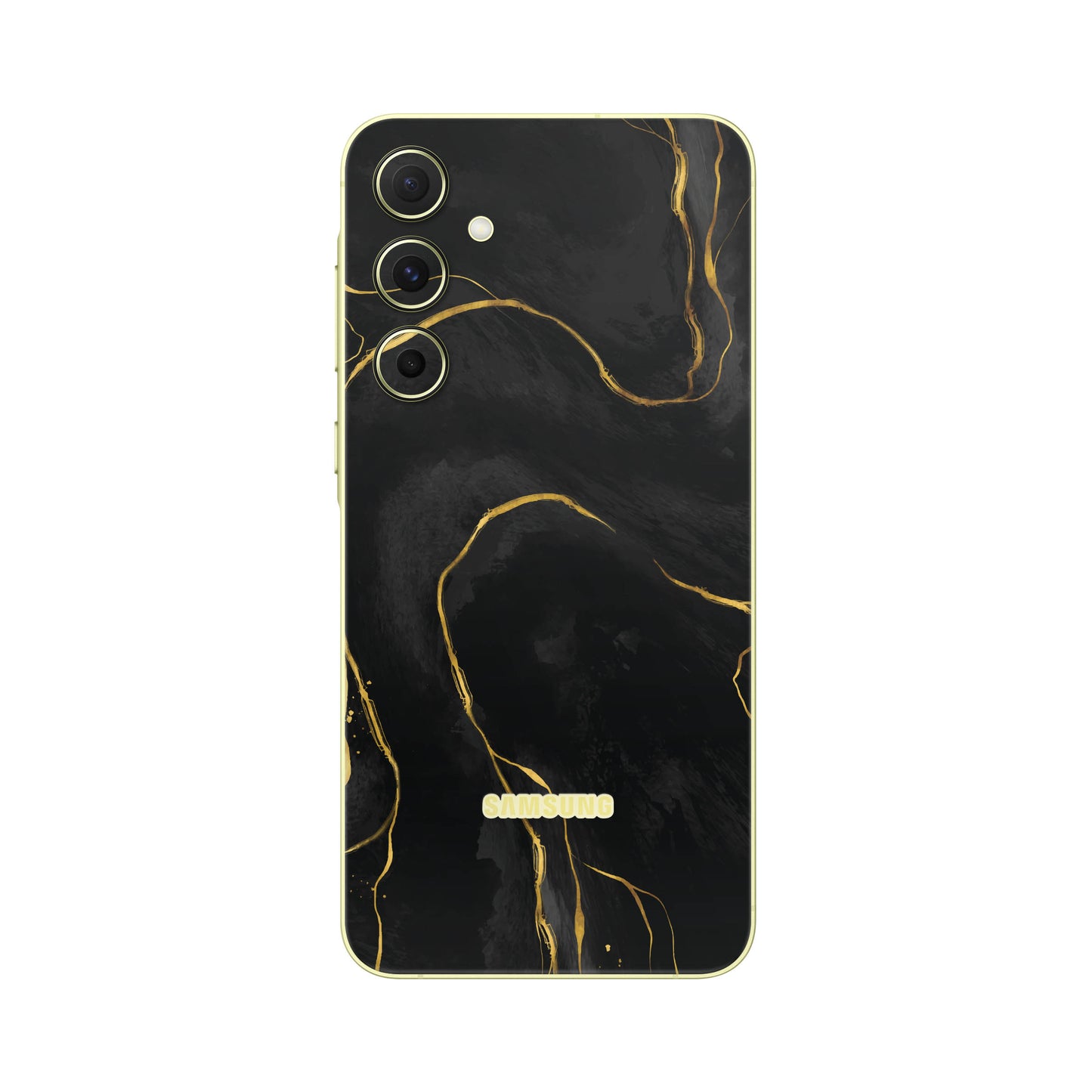 Folie de protectie Samsung Galaxy A15, eSkins Signature, Skin Golden Onyx