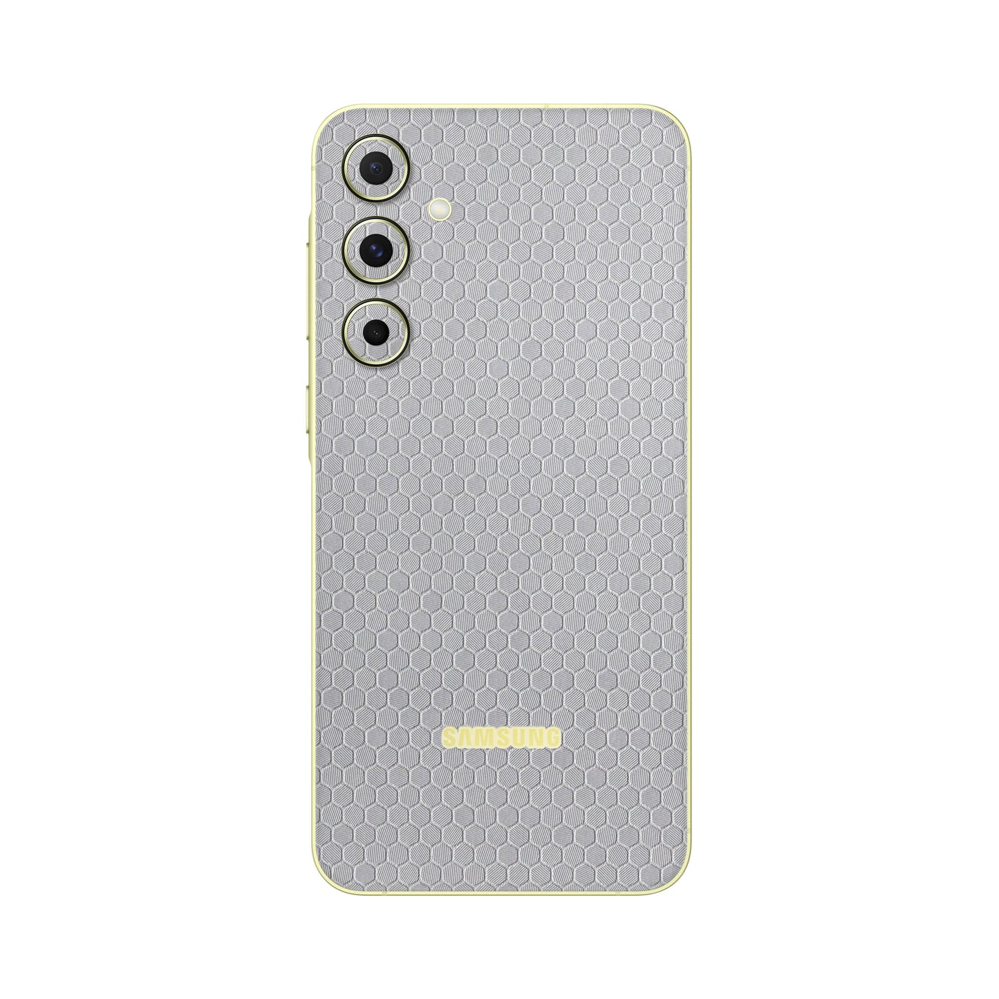 Folie de protectie Samsung Galaxy A15, eSkins Elegans, Skin Honeycomb Gri