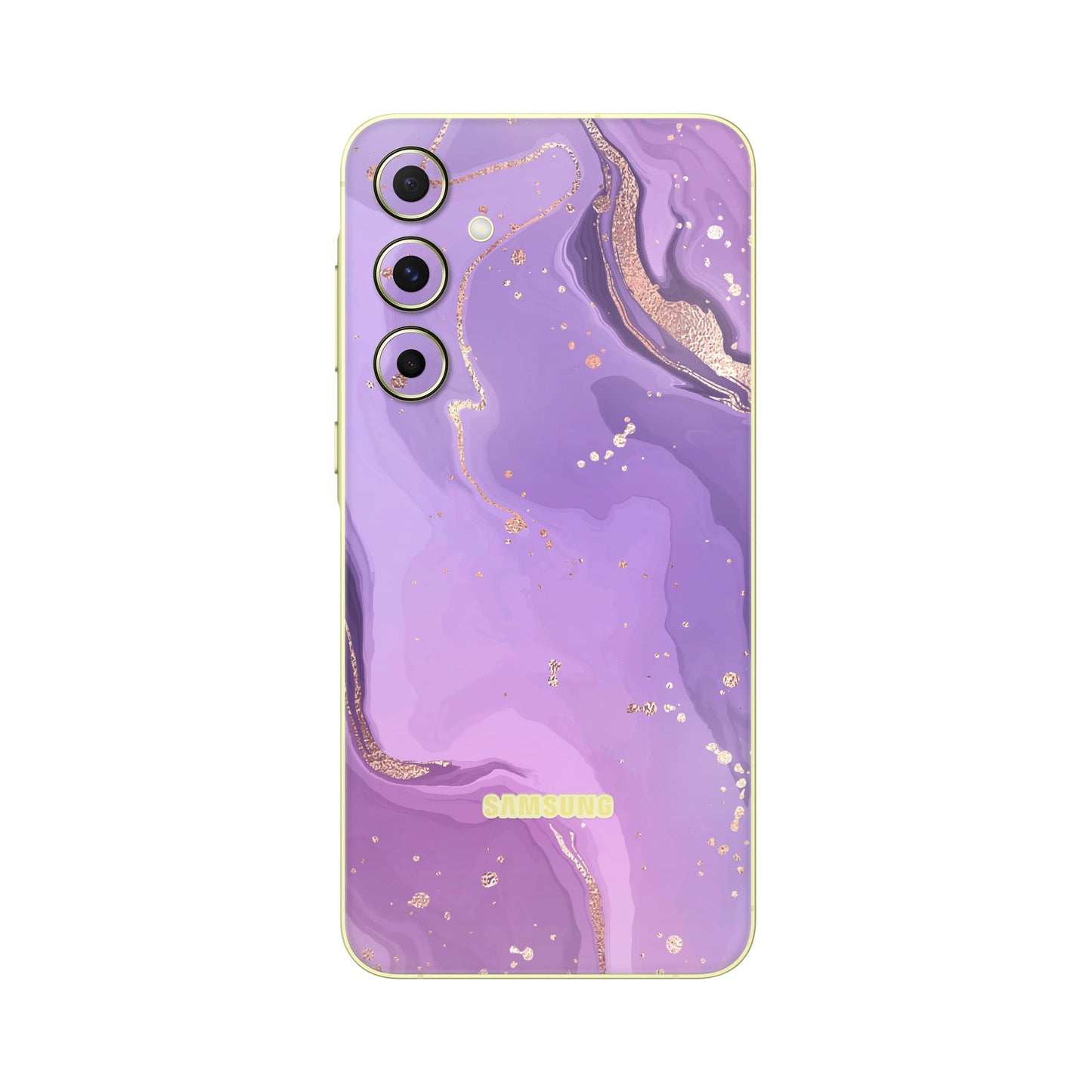 Folie de protectie Samsung Galaxy A15, eSkins Signature, Skin Lavender Swirl