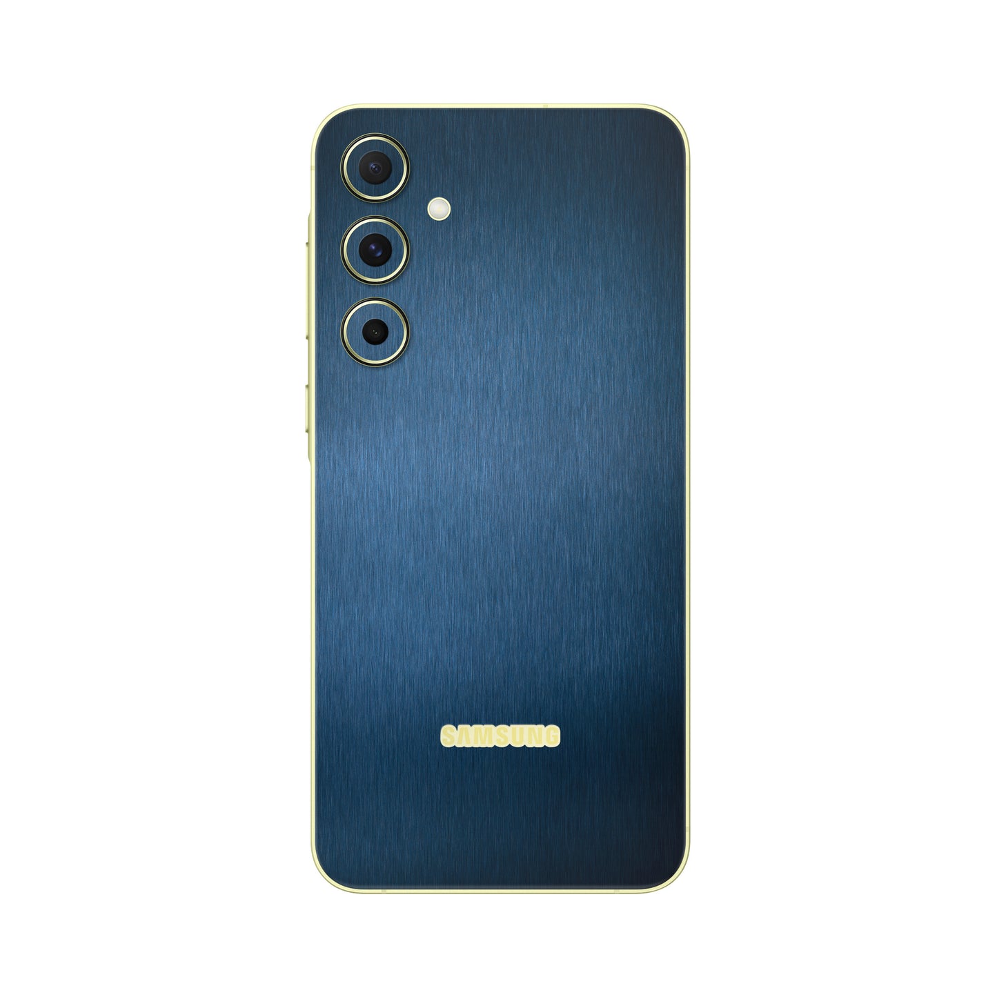 Folie de protectie Samsung Galaxy A15, eSkins Elegans, Skin Metalic Albastru