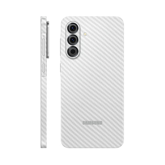Folie de protectie Samsung Galaxy A26, eSkins Elegans, Skin Carbon Alb