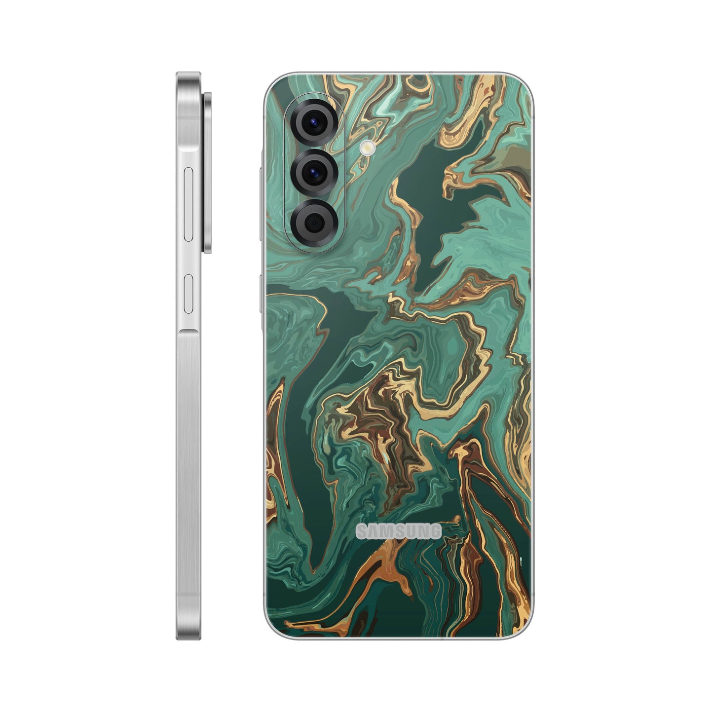 Folie de protectie Samsung Galaxy A26, eSkins Signature, Skin Emerald Flow