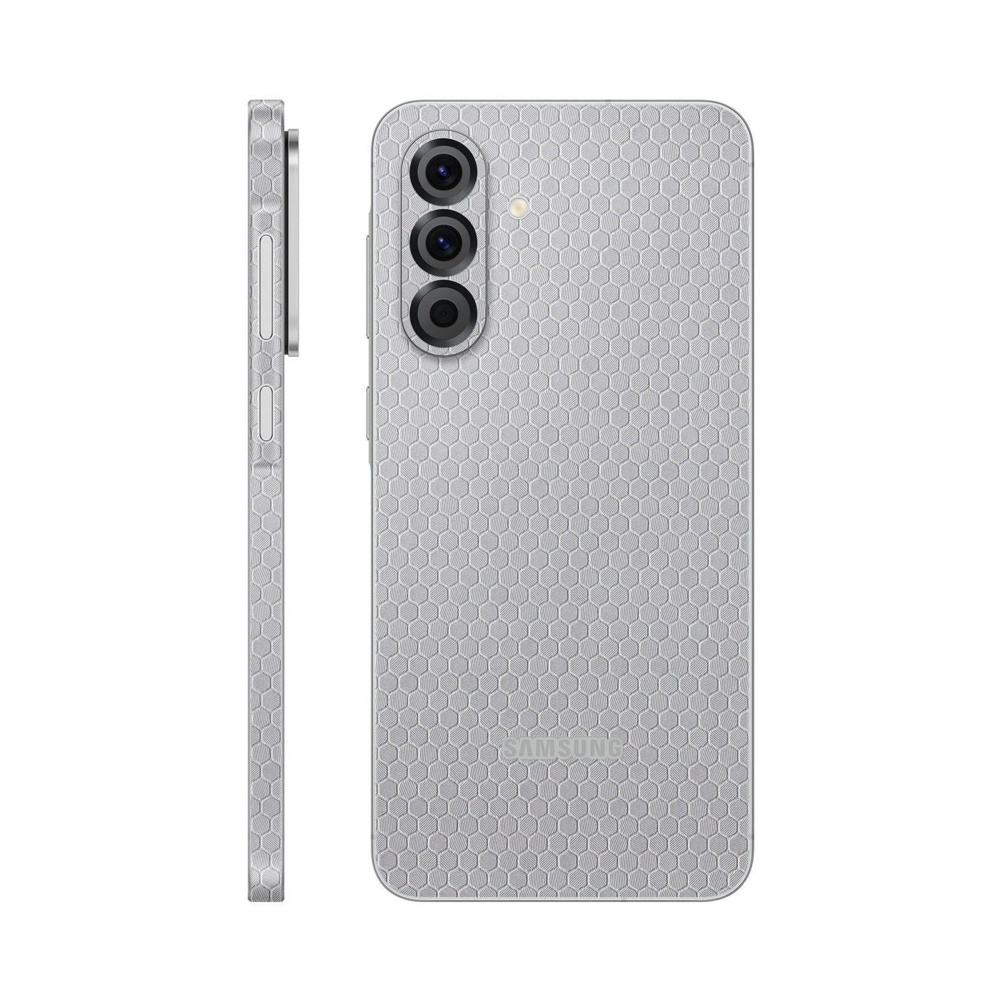 Folie de protectie Samsung Galaxy A26, eSkins Elegans, Skin Honeycomb Gri