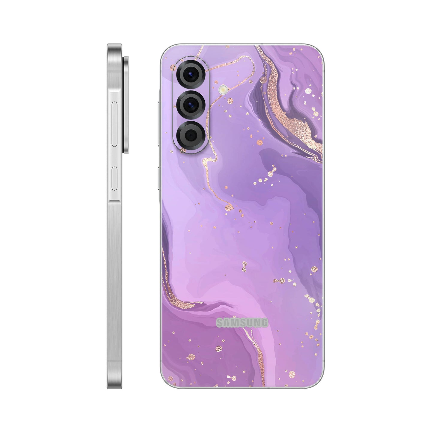 Folie de protectie Samsung Galaxy A26, eSkins Signature, Skin Lavender Swirl