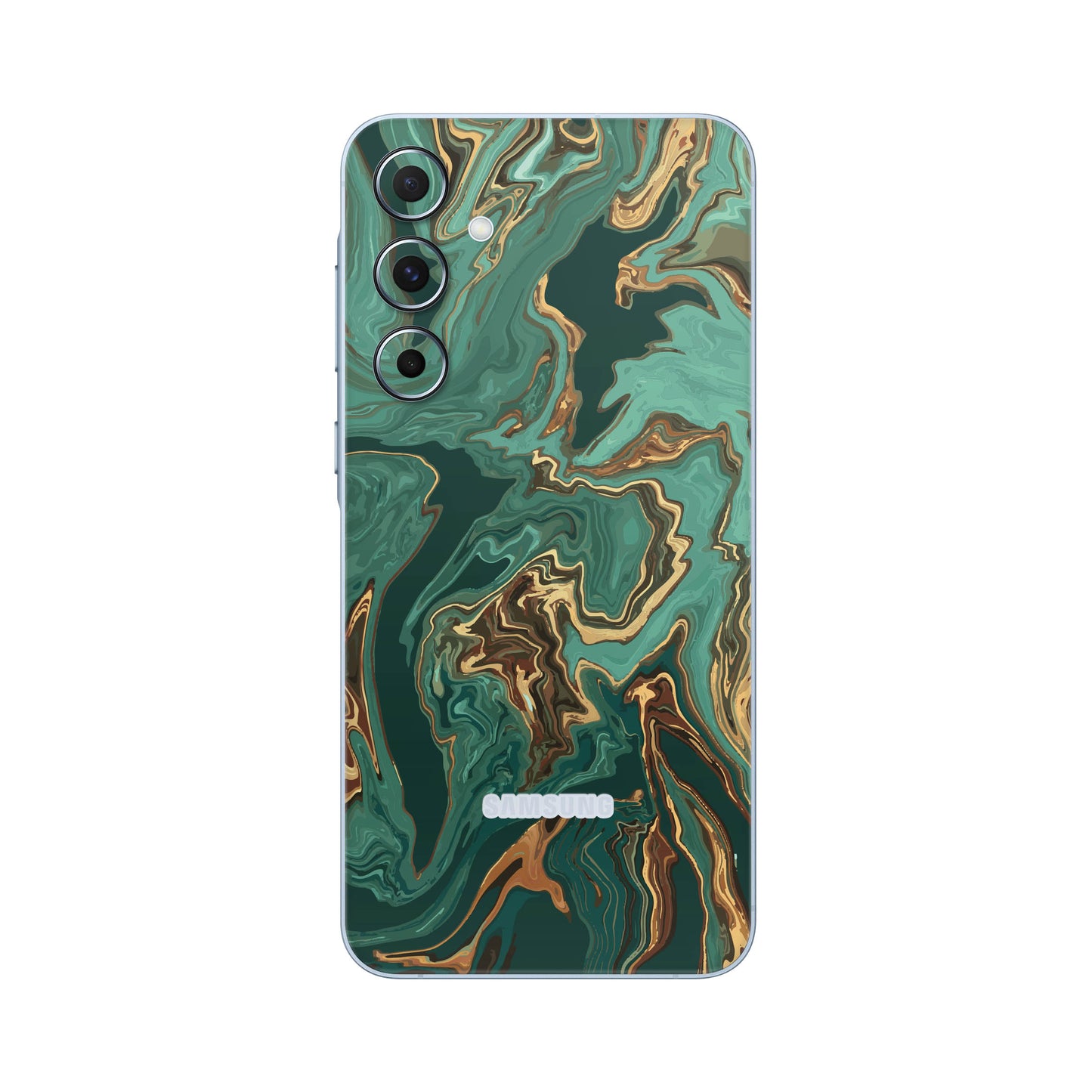 Folie de protectie Samsung Galaxy A35, eSkins Signature, Skin Emerald Flow