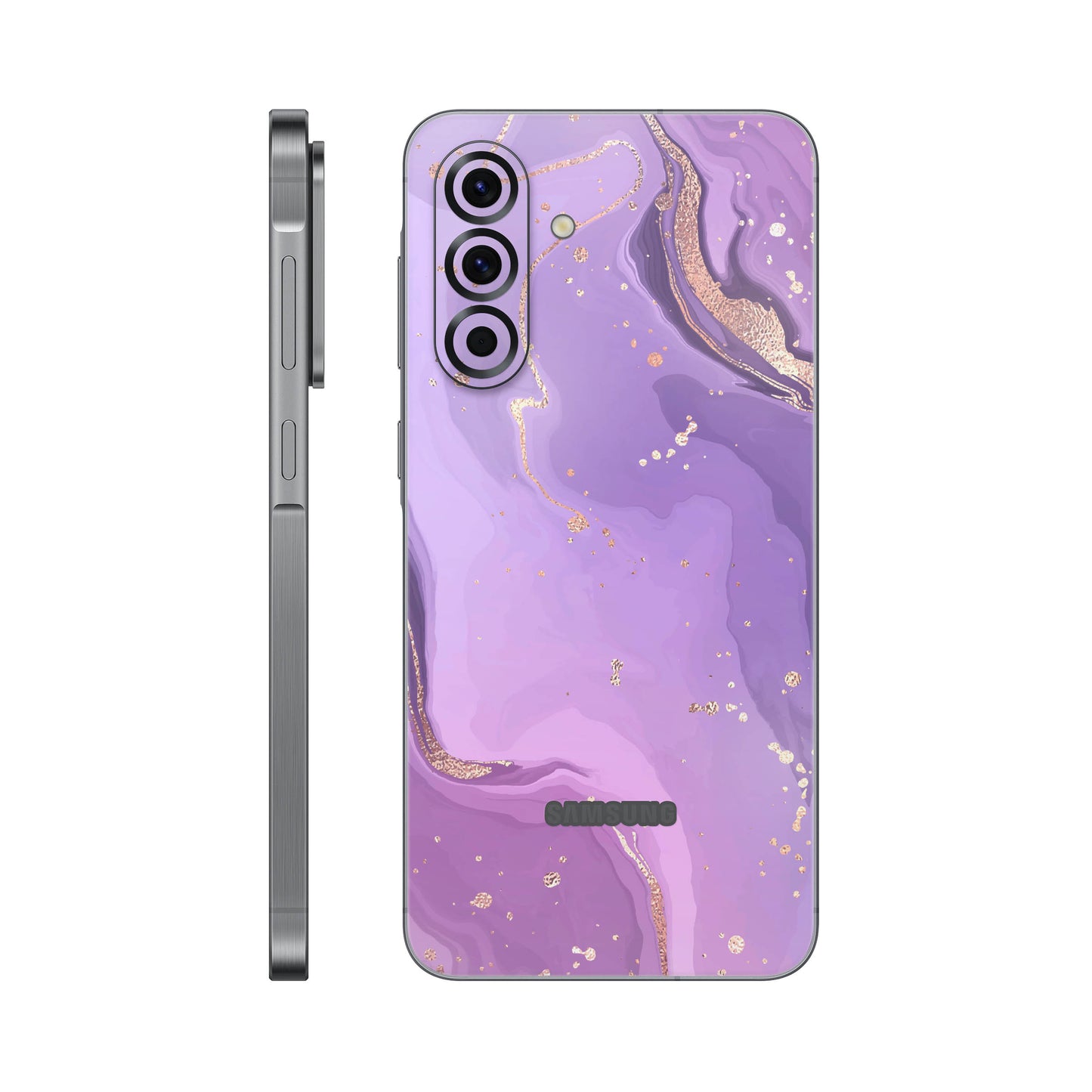 Folie de protectie Samsung Galaxy A56, eSkins Signature, Skin Lavender Swirl