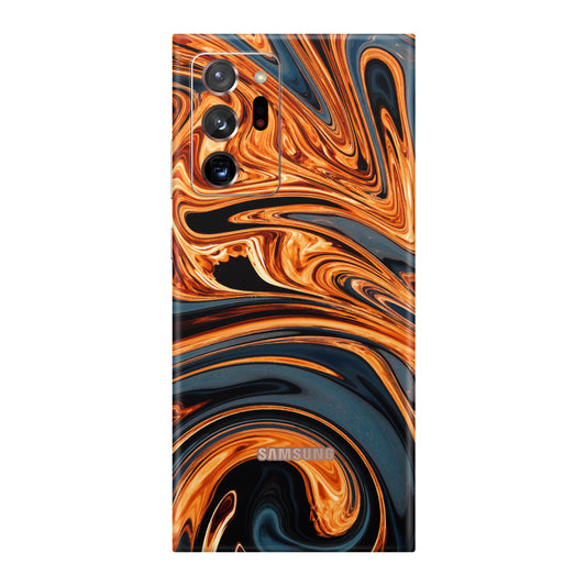 Folie de protectie Samsung Galaxy Note 20 Ultra, eSkins Signature, Skin Amber Blaze
