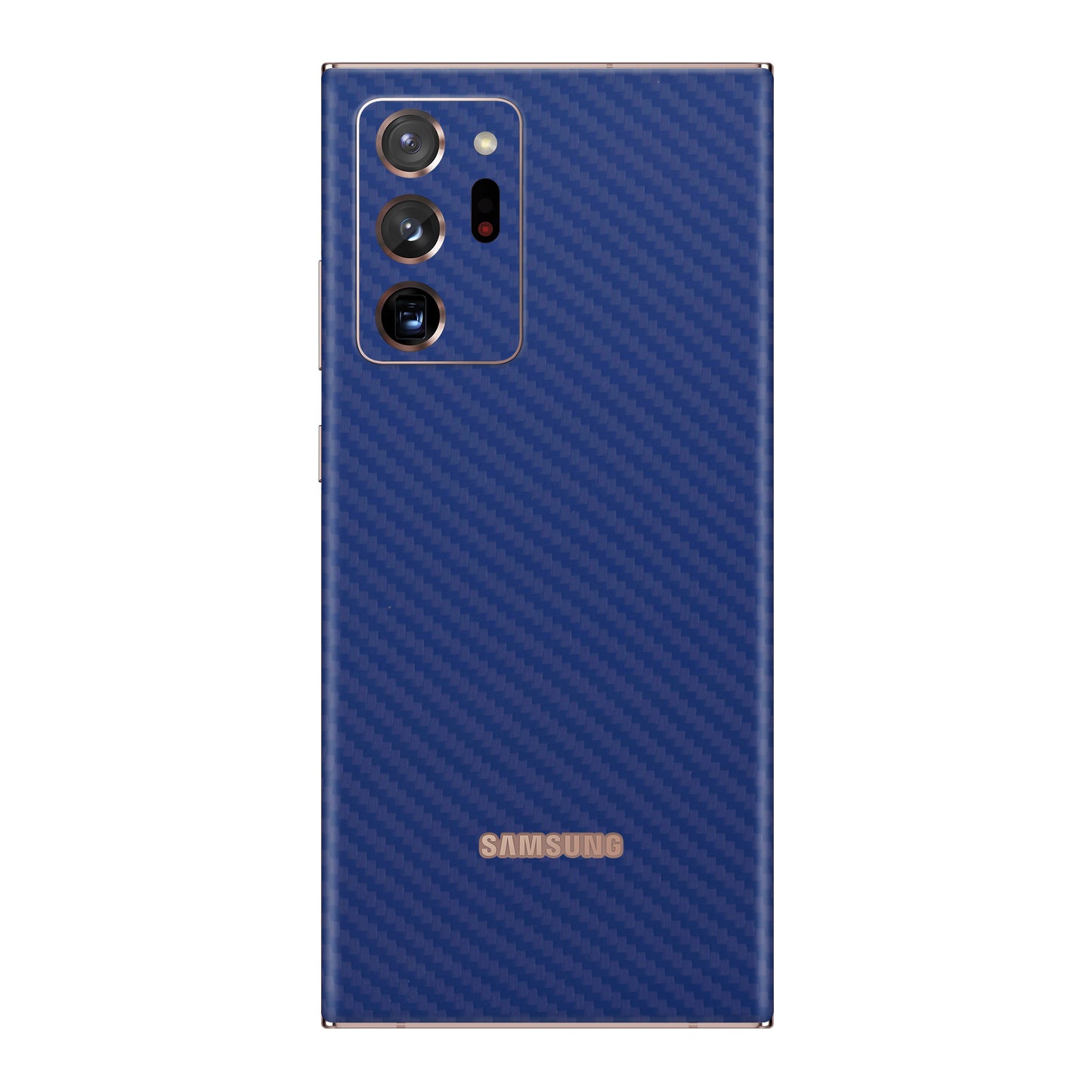 Folie de protectie Samsung Galaxy Note 20 Ultra, eSkins Elegans, Skin Carbon Albastru
