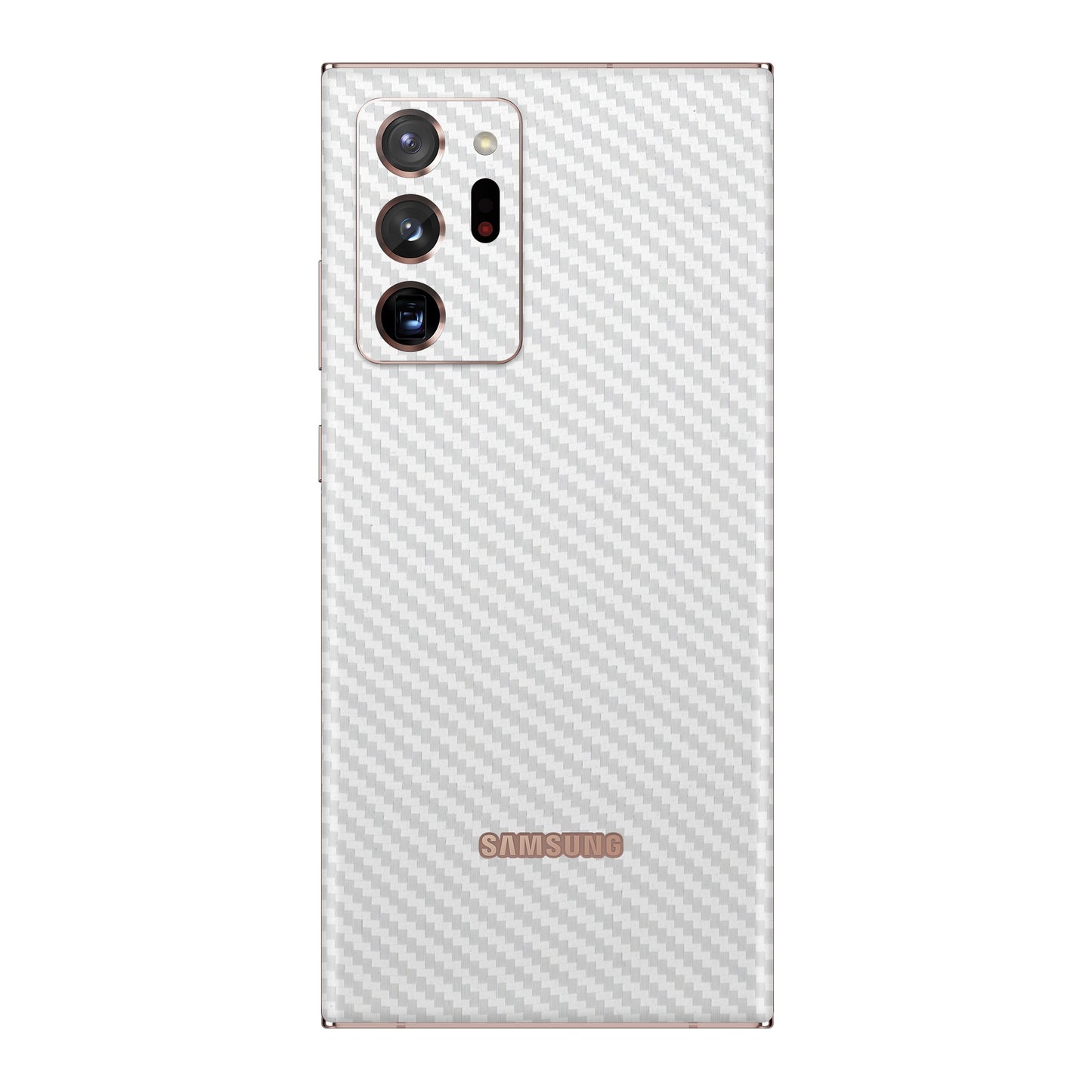 Folie de protectie Samsung Galaxy Note 20 Ultra, eSkins Elegans, Skin Carbon Alb