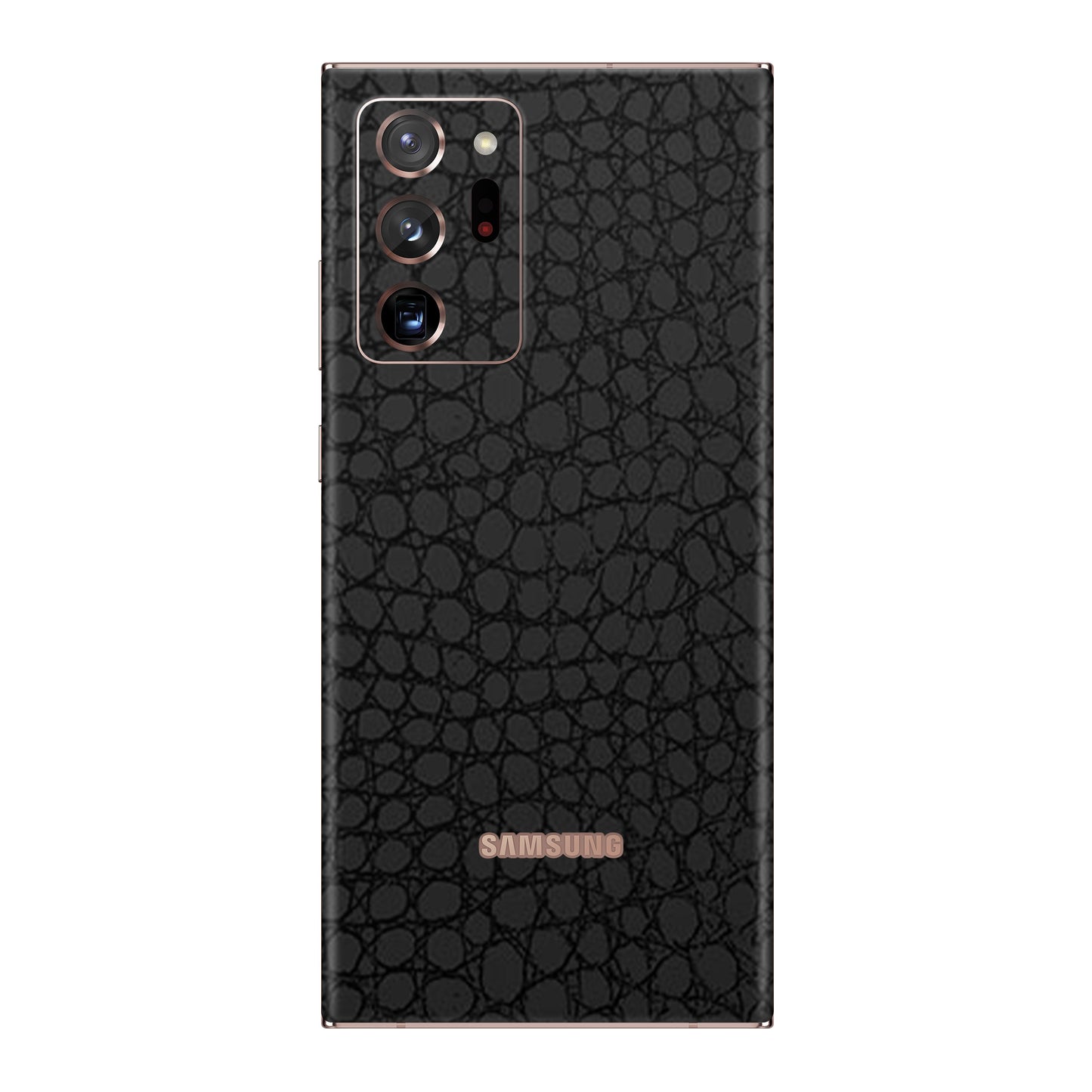 Folie de protectie Samsung Galaxy Note 20 Ultra, eSkins Elegans, Skin Croco Negru