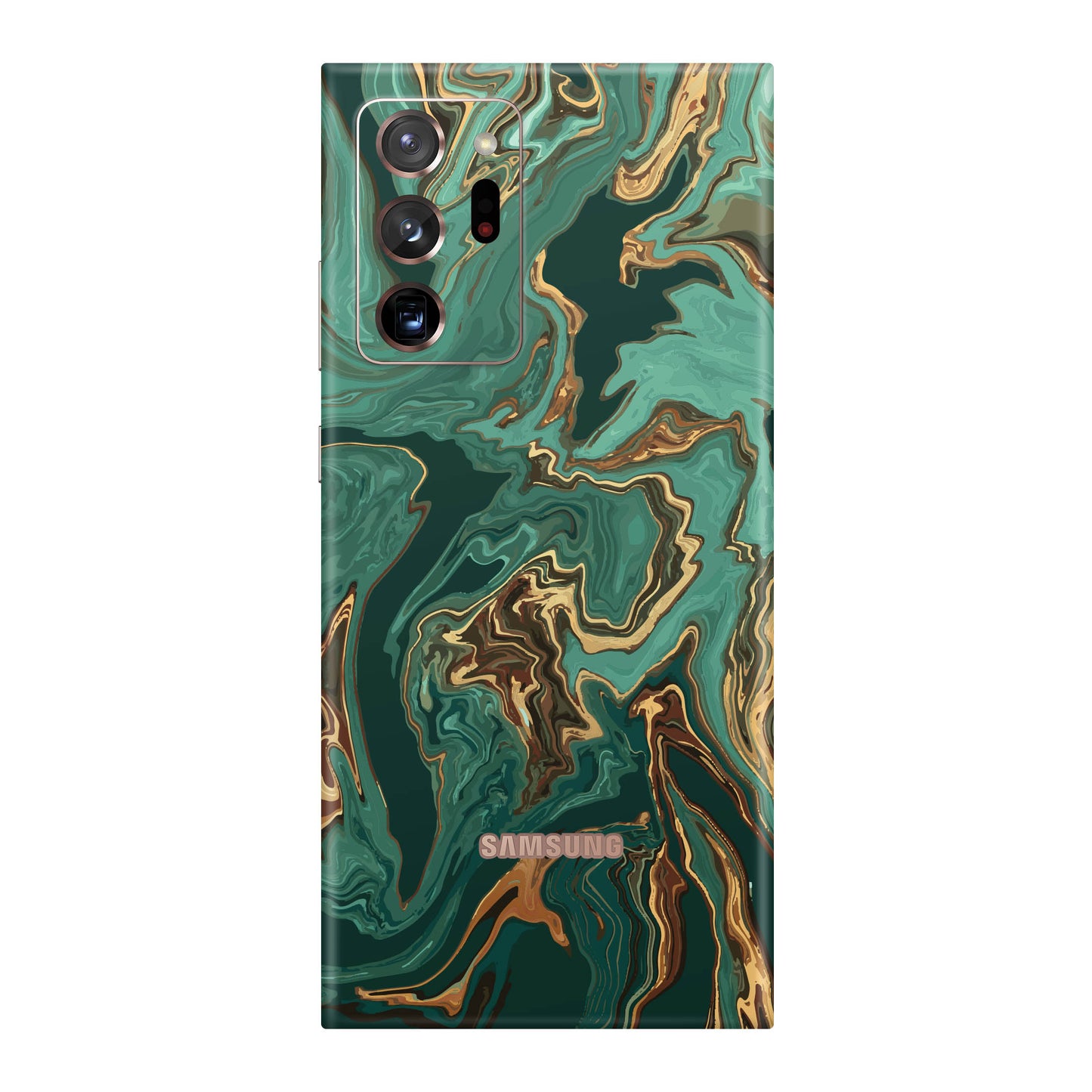 Folie de protectie Samsung Galaxy Note 20 Ultra, eSkins Signature, Skin Emerald Flow