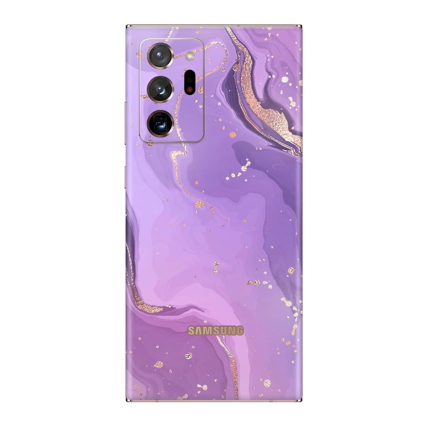 Folie de protectie Samsung Galaxy Note 20 Ultra, eSkins Signature, Skin Lavender Swirl