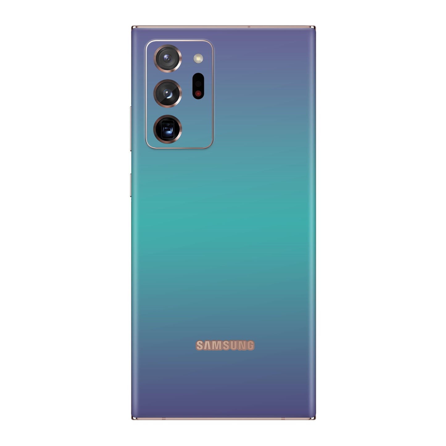 Folie de protectie Samsung Galaxy Note 20 Ultra, eSkins Unique, Skin Cameleon Turcoaz-Lavanda