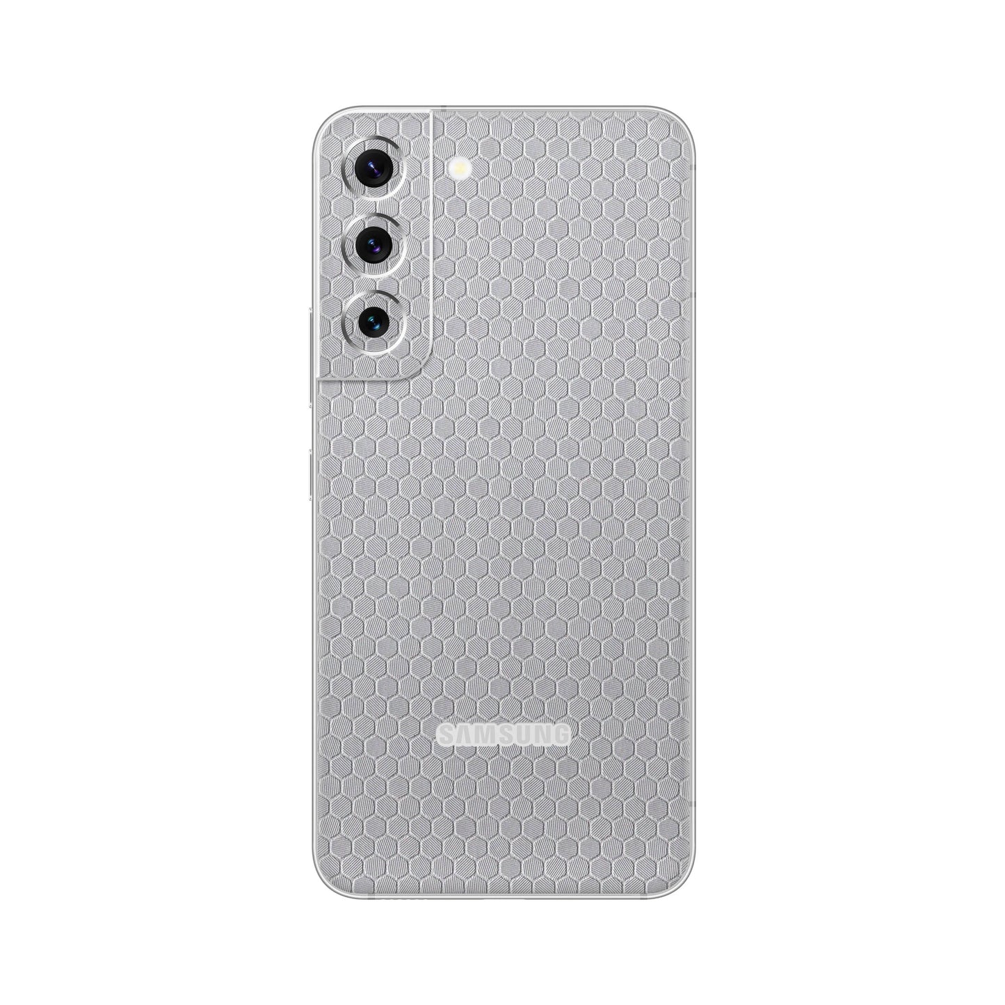 Skin Samsung Galaxy S21, Honeycomb 3D Gray