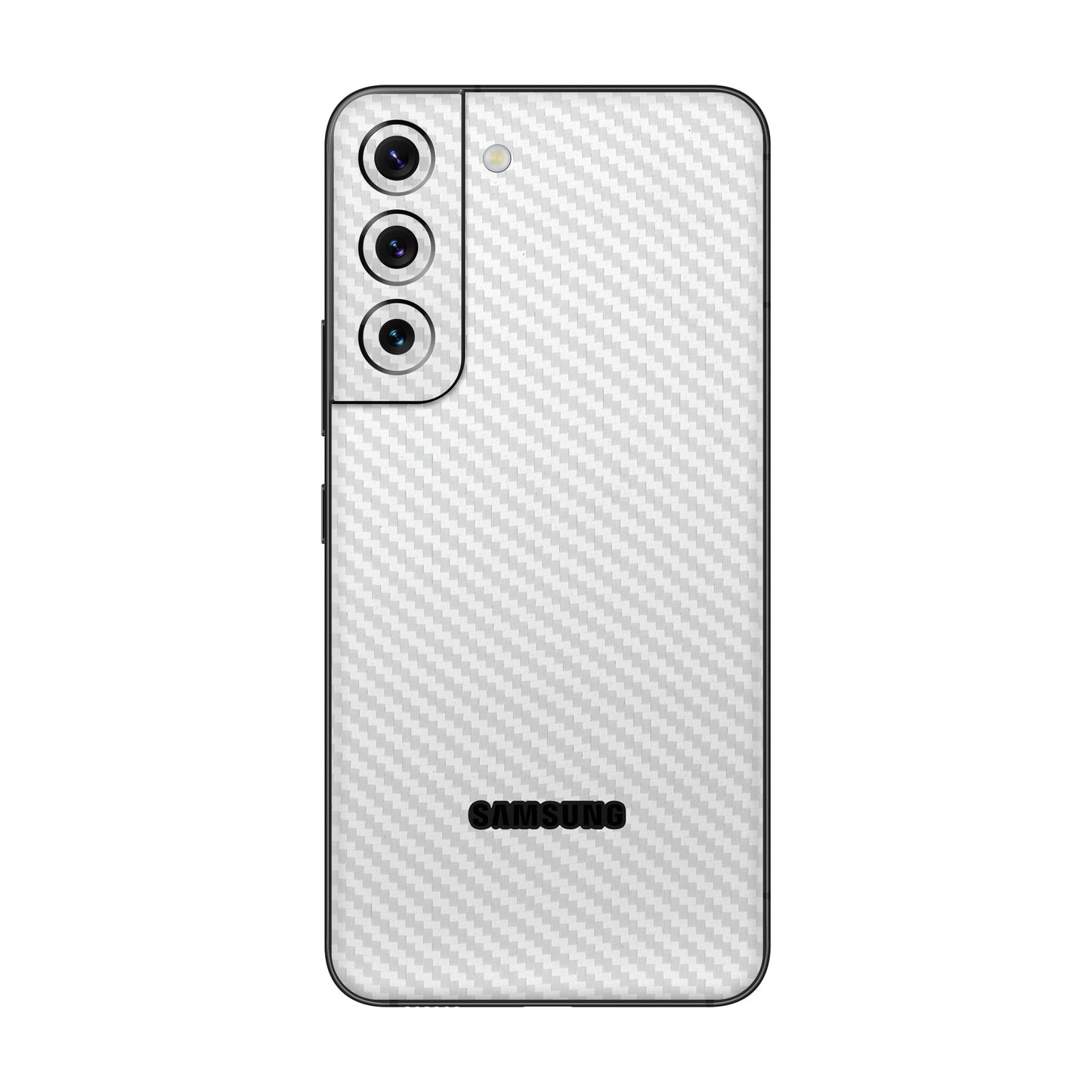 Folie de protectie Samsung Galaxy S21 Plus, eSkins Elegans, Skin Carbon Alb