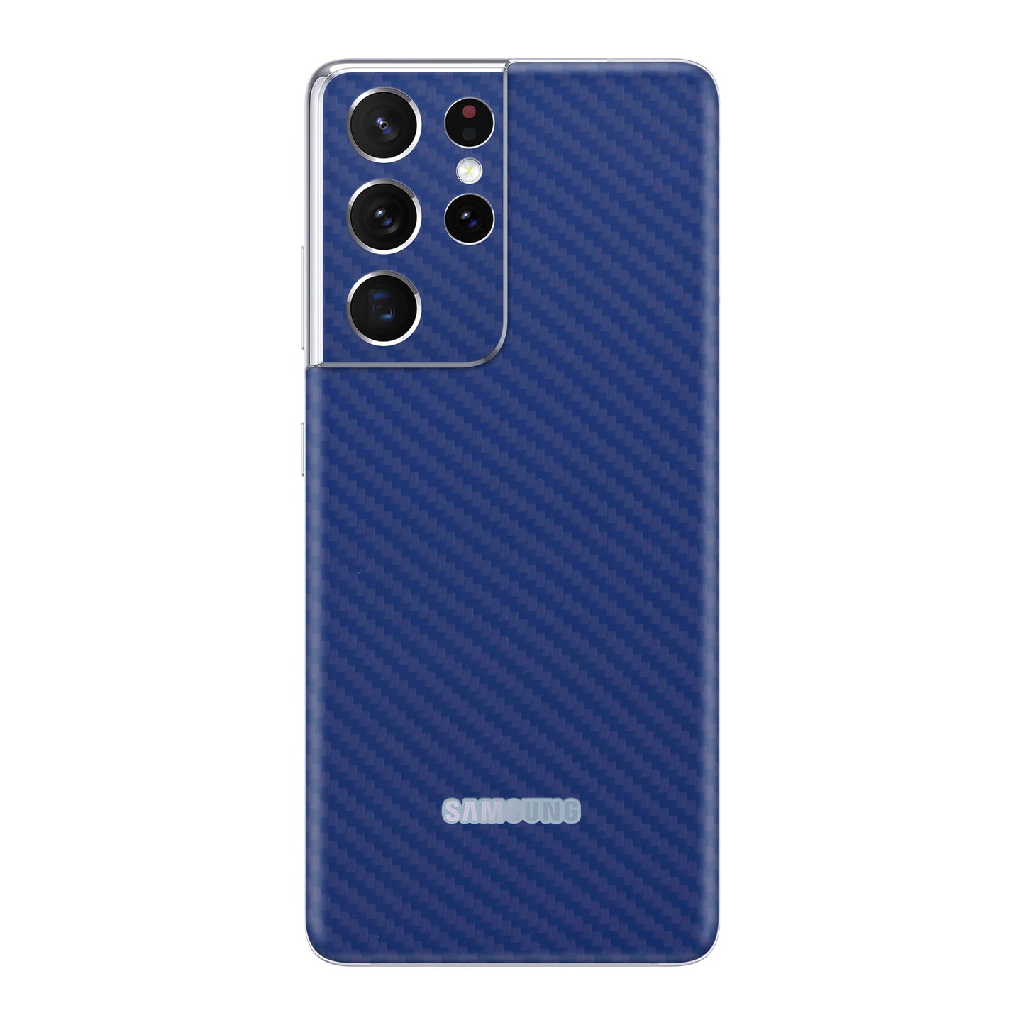 Skin Samsung Galaxy S21 Ultra, Carbon 3D Blue