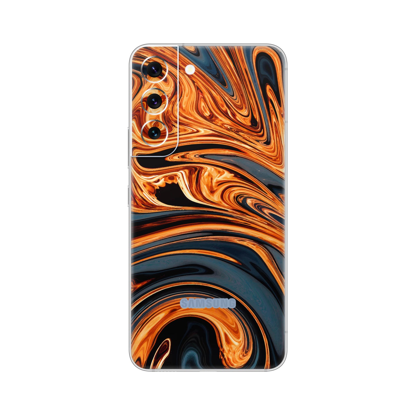 Folie de protectie Samsung Galaxy S22, eSkins Signature, Skin Amber Blaze