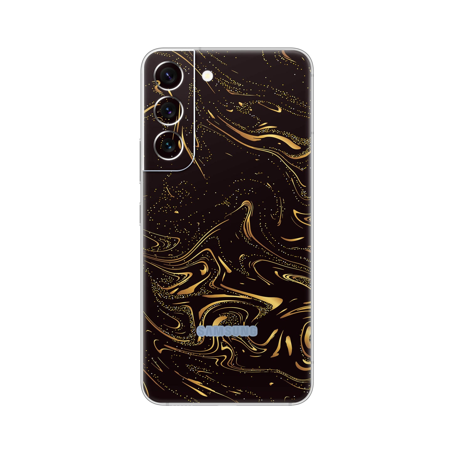 Folie de protectie Samsung Galaxy S22, eSkins Signature, Golden Noir