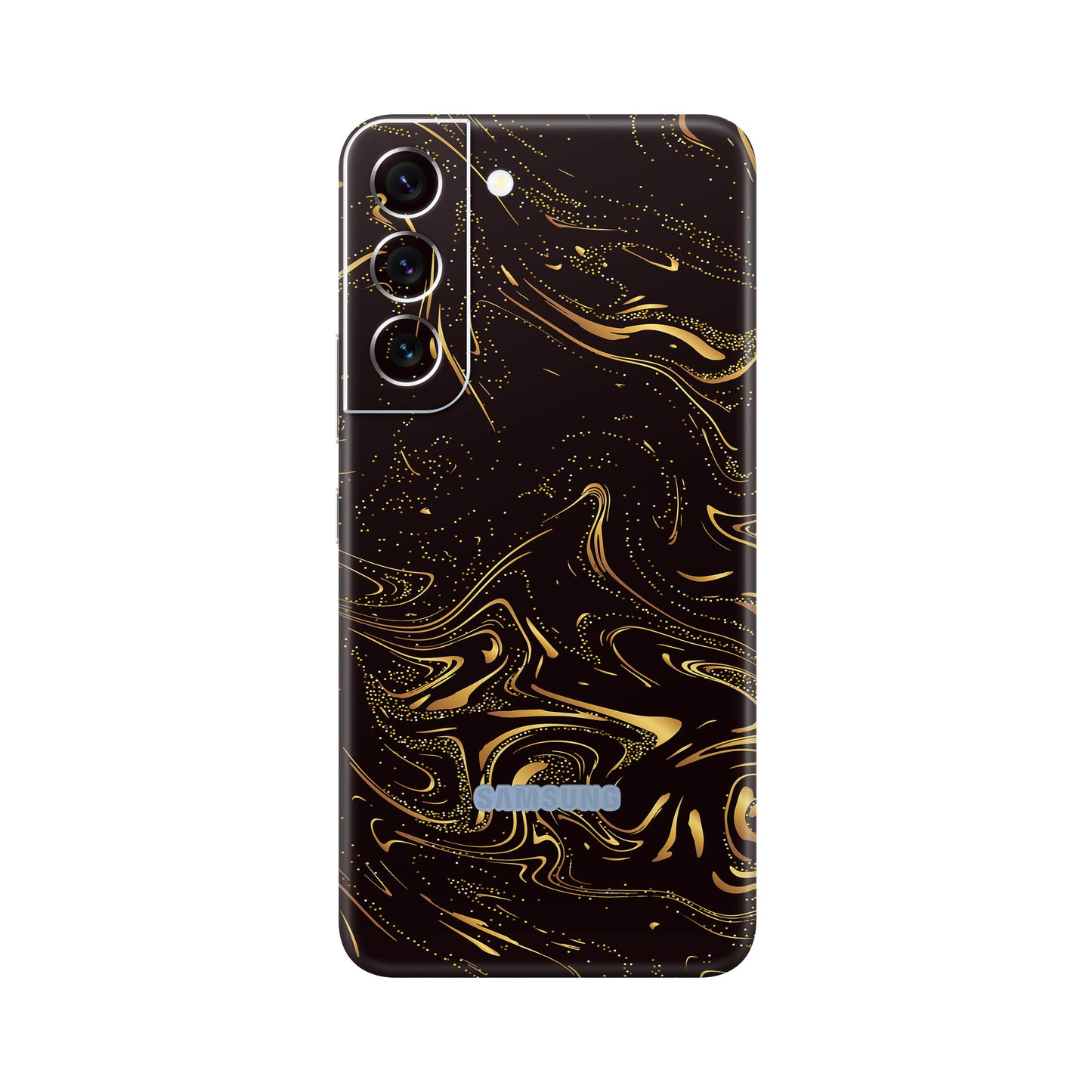 Folie de protectie Samsung Galaxy S22, eSkins Signature, Golden Noir