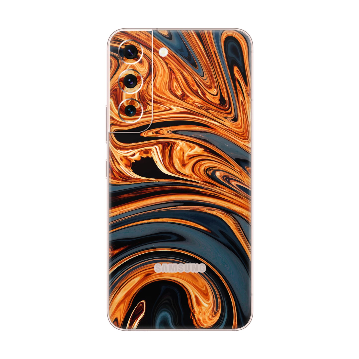 Folie de protectie Samsung Galaxy S22 Plus, eSkins Signature, Skin Amber Blaze