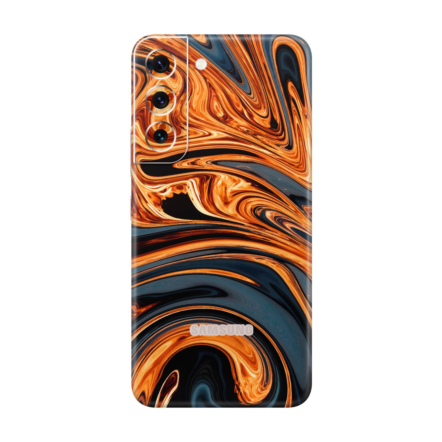 Folie de protectie Samsung Galaxy S22 Plus, eSkins Signature, Skin Amber Blaze