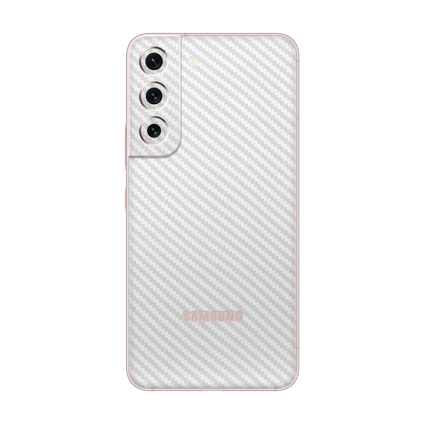 Skin Samsung Galaxy S22 Plus, Carbon 3D White
