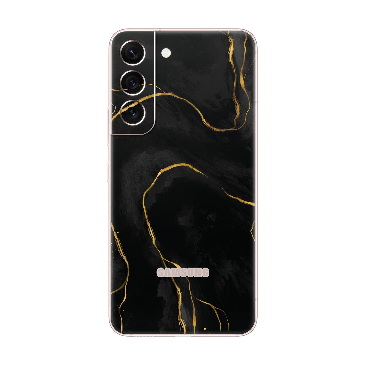 Folie de protectie Samsung Galaxy S22 Plus, eSkins Signature, Skin Golden Onyx