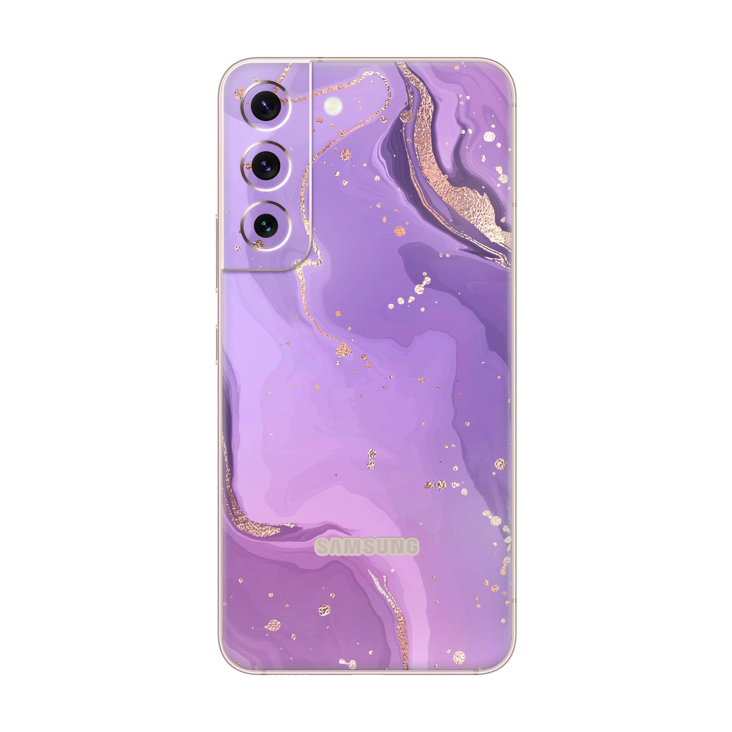 Folie de protectie Samsung Galaxy S22 Plus, eSkins Signature, Skin Lavender Swirl