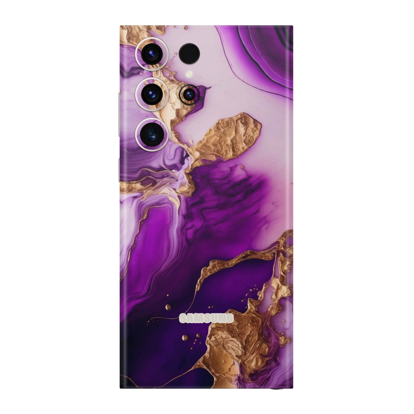 Folie de protectie Samsung Galaxy S22 Ultra, eSkins Signature, Skin Amethyst Dream