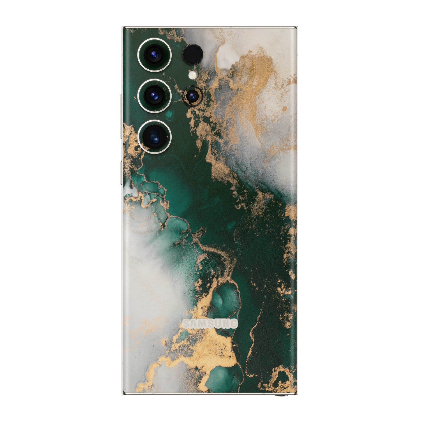 Folie de protectie Samsung Galaxy S22 Ultra, eSkins Signature, Forest Mist