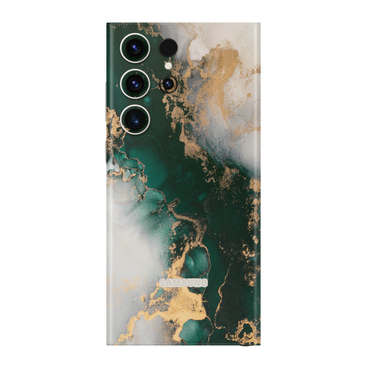 Folie de protectie Samsung Galaxy S22 Ultra, eSkins Signature, Forest Mist