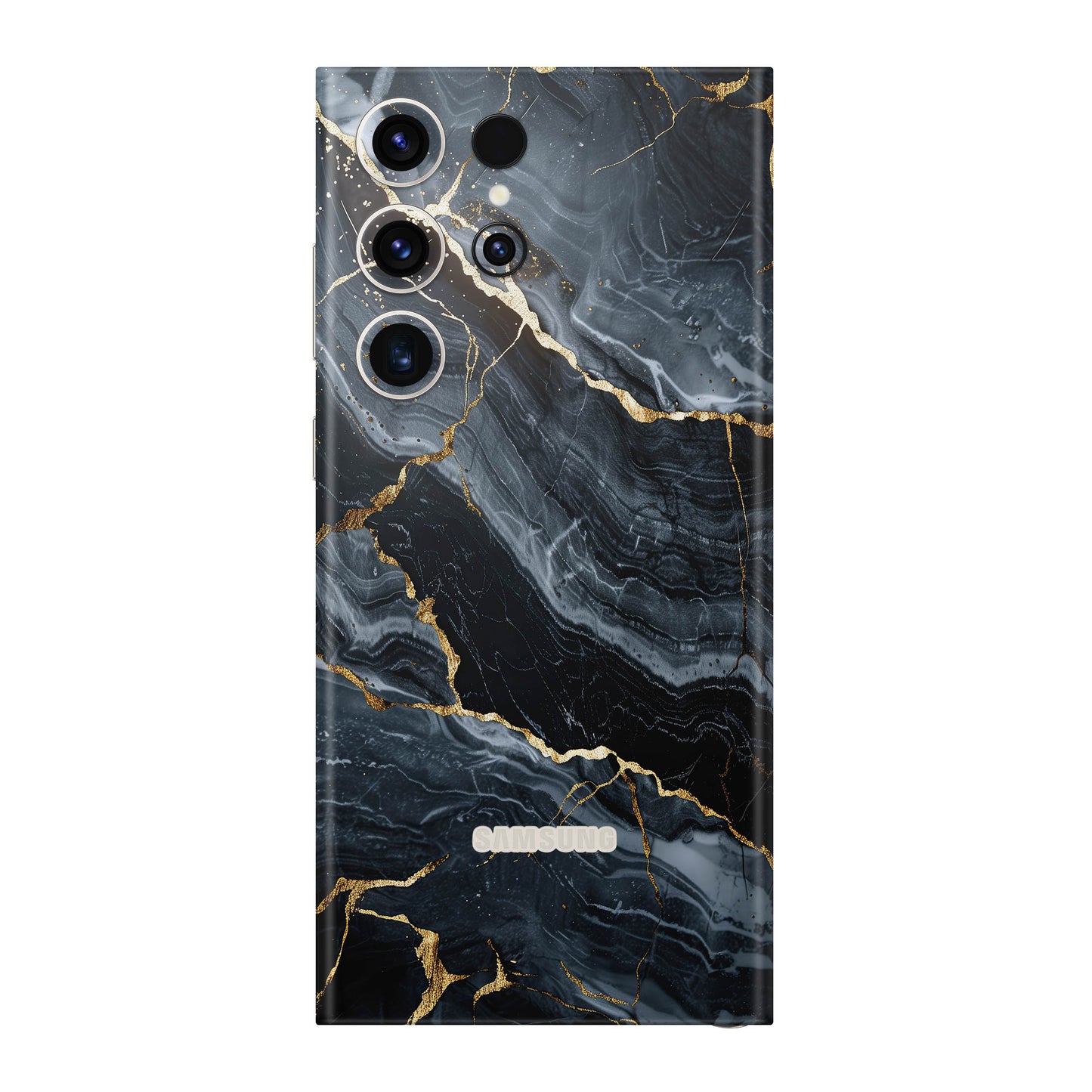 Folie de protectie Samsung Galaxy S22 Ultra, eSkins Signature, Skin Gilded Abyss