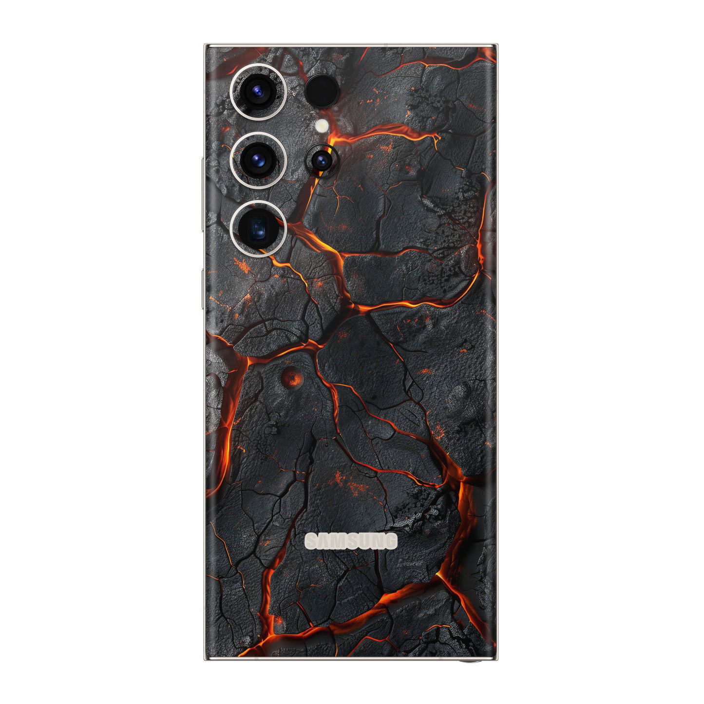 Folie de protectie Samsung Galaxy S22 Ultra, eSkins Signature, Skin Inferno Crust