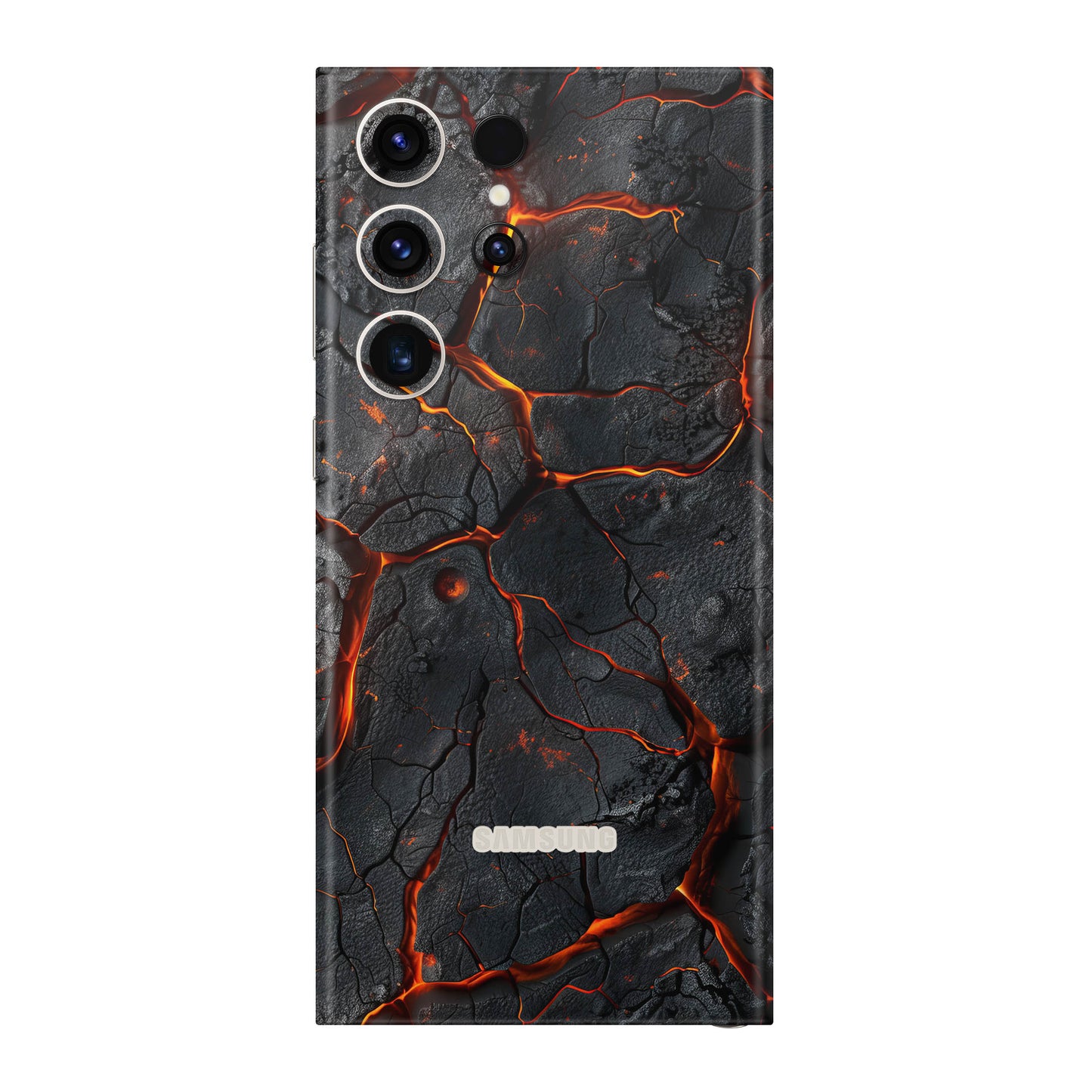 Folie de protectie Samsung Galaxy S22 Ultra, eSkins Signature, Skin Inferno Crust