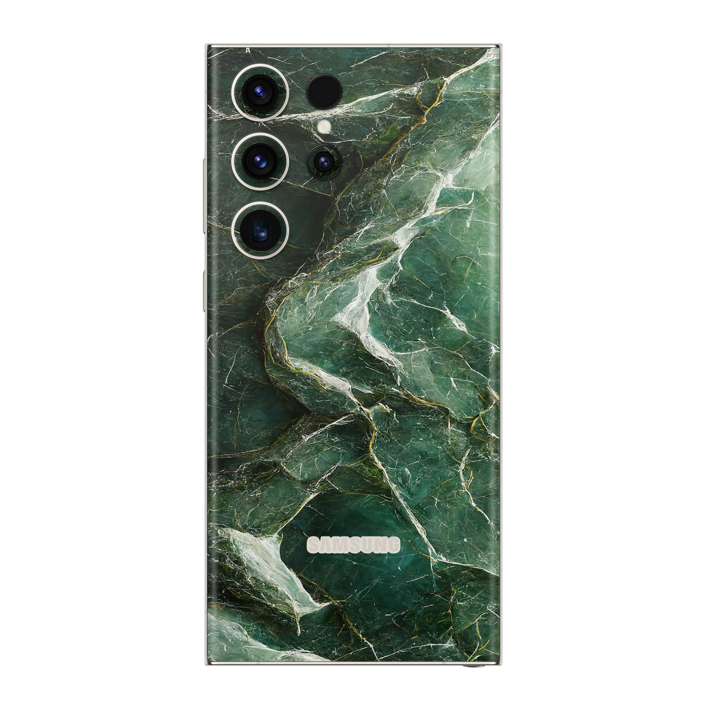 Folie de protectie Samsung Galaxy S22 Ultra, eSkins Signature, Mystic Emerald