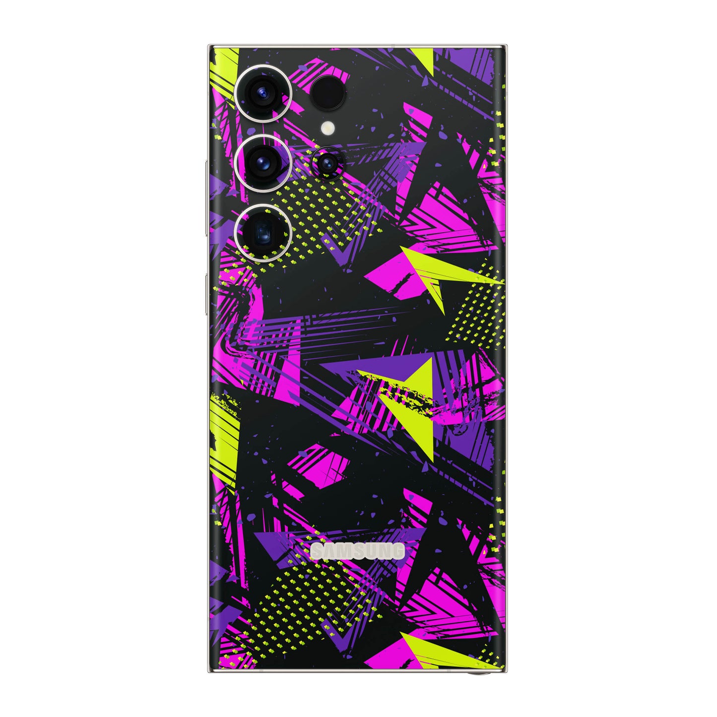 Folie de protectie Samsung Galaxy S22 Ultra, eSkins Signature, Skin Urban Graffiti